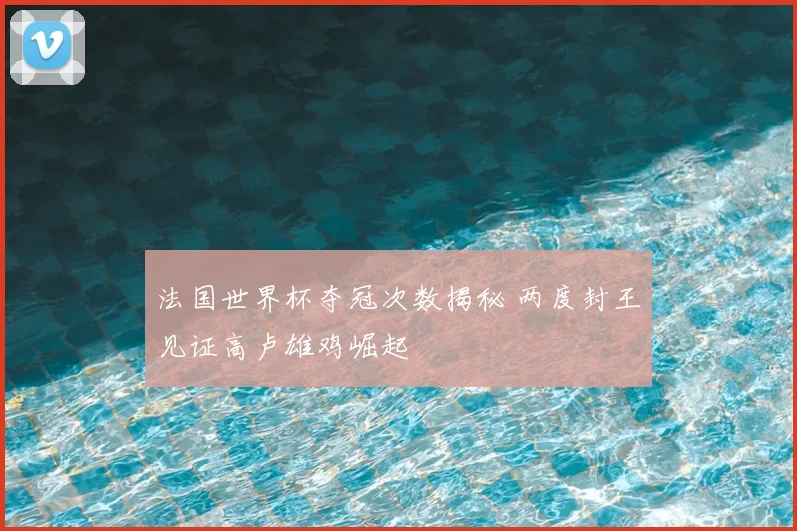 法国世界杯夺冠次数揭秘 两度封王见证高卢雄鸡崛起